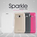 Полиуретановый чехол Nillkin Sparkle Leather Case Black для Samsung Z1 Z130H(#4)