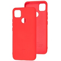 Силиконовый чехол Silicone Case красный для Xiaomi Redmi 9C