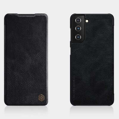 Кожаный чехол Nillkin Qin Leather Case Черный для Samsung Galaxy S21 Plus(4)