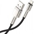 Кабель Baseus CALJK-01 Cafule Series Metal Data Cable USB to Lightning 2.4A 0.25m черный(#4)