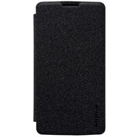 Полиуретановый чехол Nillkin Sparkle Leather Case Black для LG Leon H324