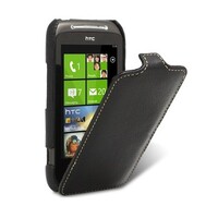 Кожаный чехол книга Melkco Leather Case Black LC для HTC 7 Mozart