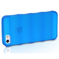 Силиконовый чехол HOCO Cool Bamboo Crystal Case Blue для Apple iPhone 5/5s/SE