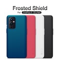 Пластиковый чехол с подставкой Nillkin Super Frosted Shield Синий для OnePlus 9(#6)