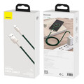 Кабель Baseus CATJK-A06 Cafule Series Metal Data Cable USB to Type-C 40W 1m зеленый(#4)