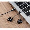 Hoco M18 Metal Earphone Проводные наушники с микрофоном и пультом дистанционного управления(#3)