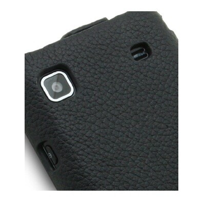 Кожаный чехол книга Melkco Leather Case Black LC для Samsung i9001 Galaxy S Plus(3)