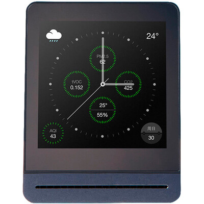 Анализатор воздуха Xiaomi Mijia Cleargrass Air Detector (черный)(2)