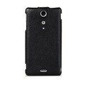 Кожаный чехол Melkco Leather Case Black LC для Sony Xperia TX LT29i(#2)