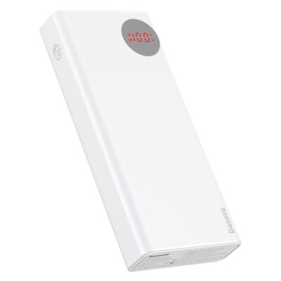 ﻿Портативное зарядное устройство Baseus Mulight PD3.0 Quick charge powerbank 20000mAh белый(2)