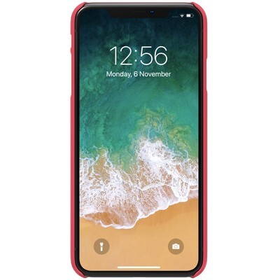 Пластиковый чехол с подставкой Nillkin Super Frosted Shield Красный для Apple iPhone XS Max(2)