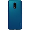 Пластиковый чехол с подставкой Nillkin Super Frosted Shield Синий для OnePlus 7(#1)