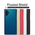 Пластиковый чехол с подставкой Nillkin Super Frosted Shield Золотой для Samsung Galaxy Note 10 Plus(#5)