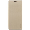 Полиуретановый чехол книга Nillkin Sparkle Leather Case Gold для Samsung Galaxy Note 8(#1)