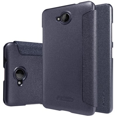 Полиуретановый чехол книга Nillkin Sparkle Leather Case Black для Microsoft Lumia 650(3)