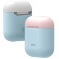 Силиконовый чехол с 2-мя сменными крышками Elago Silicone Duo Case Pastel Blue/Pink/White (EAPDO-PBL-PKWH) для Airpods(#1)