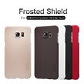 Пластиковый чехол с пленкой Nillkin Super Frosted Shield Black для Samsung Galaxy S6 Edge Plus(#4)