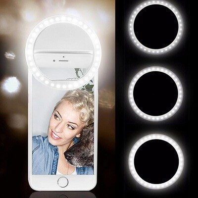 Кольцевая вспышка для селфи Selfie Ring SG-11 Белая(5)
