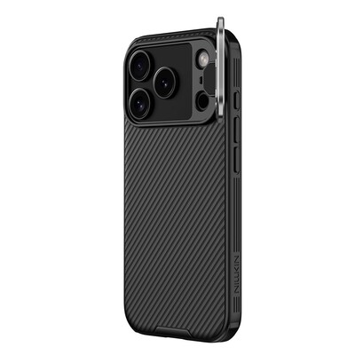Чехол с защитой камеры и подставкой CamShield Prop Case (Transparent Black Camera Cover) черный для Apple iPhone 17 Pro Max(3)