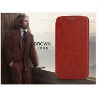 Кожаный чехол KLD Leather Case Brown для Samsung i9500 Galaxy S4