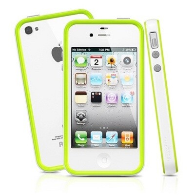 Бампер SGP Neo Hybrid 2S Pastel Series Light Green для Apple iPhone 4/4S(1)