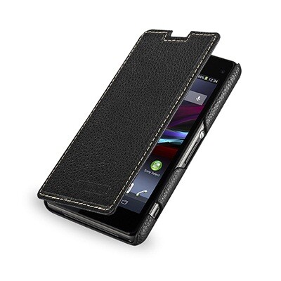 Кожаный чехол TETDED Dijon II Black для Sony Xperia Z1 mini/Compact(1)
