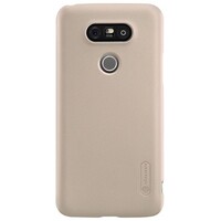 Пластиковый чехол с пленкой Nillkin Super Frosted Shield Gold для LG G5