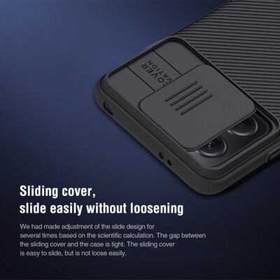 Чехол-накладка Nillkin CamShield Синяя для Xiaomi Poco X5 5G(5)