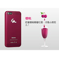 Пластиковый чехол Ozaki O!coat-Fruit Cherry (OC537CH) для Apple iPhone 5/5s/SE(#2)