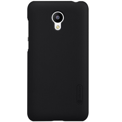 Пластиковый чехол с пленкой Nillkin Super Frosted Shield Black для Meizu M2 mini(1)