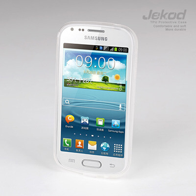 Силиконовый чехол накладка Jekod White для Samsung S7562 Galaxy S Duos(1)