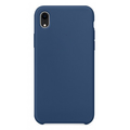 Силиконовый чехол синий для Apple iPhone XR(#2)