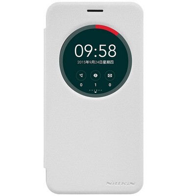 Полиуретановый чехол Nillkin Sparkle Leather Case White для Asus Zenfone 2 Laser ZE500KL(1)