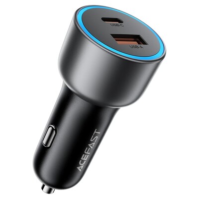 Автомобильное зарядное Acefast B21 75W (USB-A+USB-C) dual port(1)