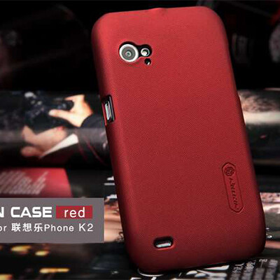 Пластиковый чехол Nillkin Super Frosted Shield Red для Lenovo K2(1)