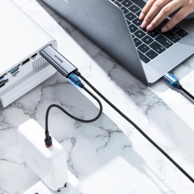 Кабель Baseus C-Video Pro USB-C/HDMI (1,8 м, 4K 60 Гц)(4)