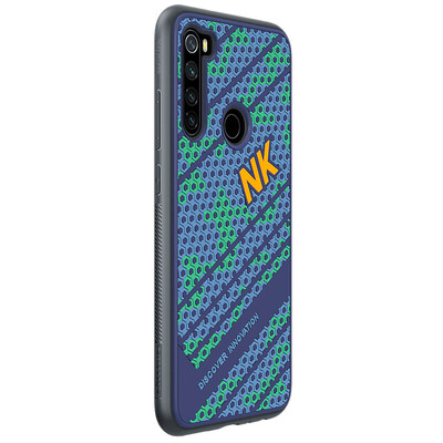 Чехол-накладка Nillkin Striker Case сине-зеленого цвета для Xiaomi Redmi Note 8/ Redmi Note 8 2021(2)