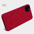 Кожаный чехол-книга Nillkin Qin Series Leather case красный для Apple iPhone 11 Pro Max(#5)