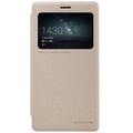Полиуретановый чехол Nillkin Sparkle Leather Case Gold для Huawei Mate S(#1)