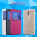 Полиуретановый чехол книга Nillkin Sparkle Leather Case Gold для Huawei Mate 9 Lite\GR5 2017\Honor 6X(#4)