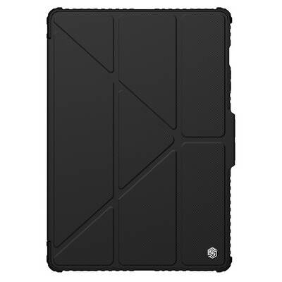 Защитный чехол Nillkin Bumper Leather Case Pro Multi-angle Черный для Samsung Galaxy Tab S9 Plus 5G(1)