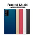Пластиковый чехол с подставкой Nillkin Super Frosted Shield Черный для Samsung Galaxy Note 20(#5)