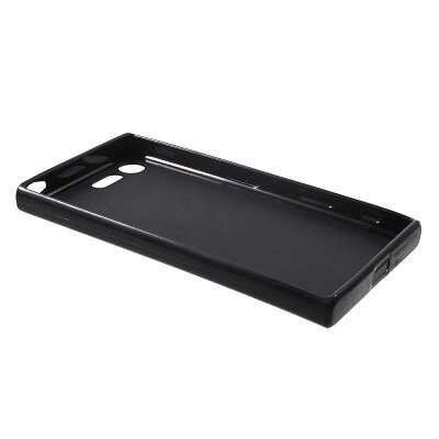 Силиконовый бампер Becolor TPU Case 1mm Black Mate для Sony Xperia X Compact(3)