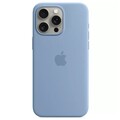 Силиконовый чехол с Magsafe голубой для Apple iPhone 15 Pro Max(#3)