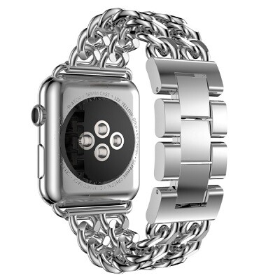 Ремешок металлический Watch Chain Steel Silver для Apple Watch 42mm Series 1\2\3(2)