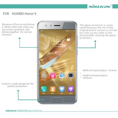 Противоударное защитное стекло с пленкой на заднюю часть Nillkin Amazing H+PRO Anti Explosion для Huawei Honor 9(6)