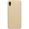 Пластиковый чехол с подставкой Nillkin Super Frosted Shield Золотой для Huawei Y6 Pro 2019(#1)