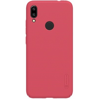 Пластиковый чехол с подставкой Nillkin Super Frosted Shield Красный для Xiaomi Redmi Note 7(1)