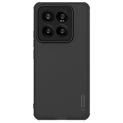 Пластиковый чехол с пластиной Magsafe Nillkin Super Frosted Shield Pro Magnetic Case Черный для Xiaomi 14 Pro(1)