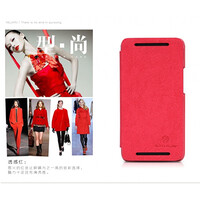 Кожаный чехол Nillkin Fashion Series Red для HTC One M7